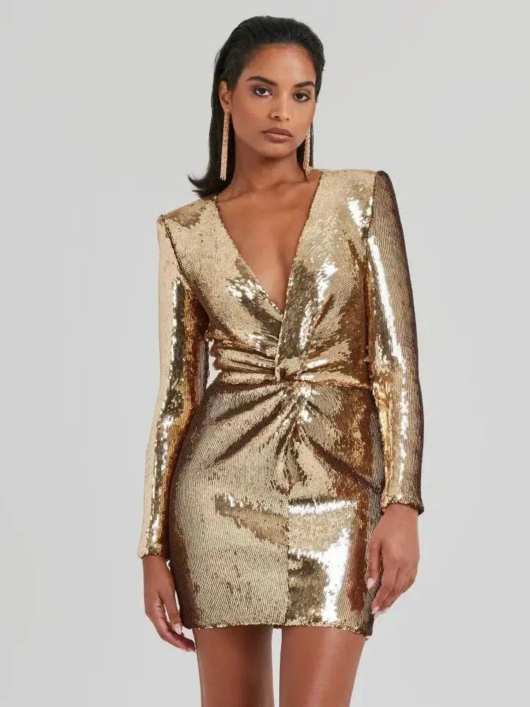 Clémence – Shimmering finish – Mini dress