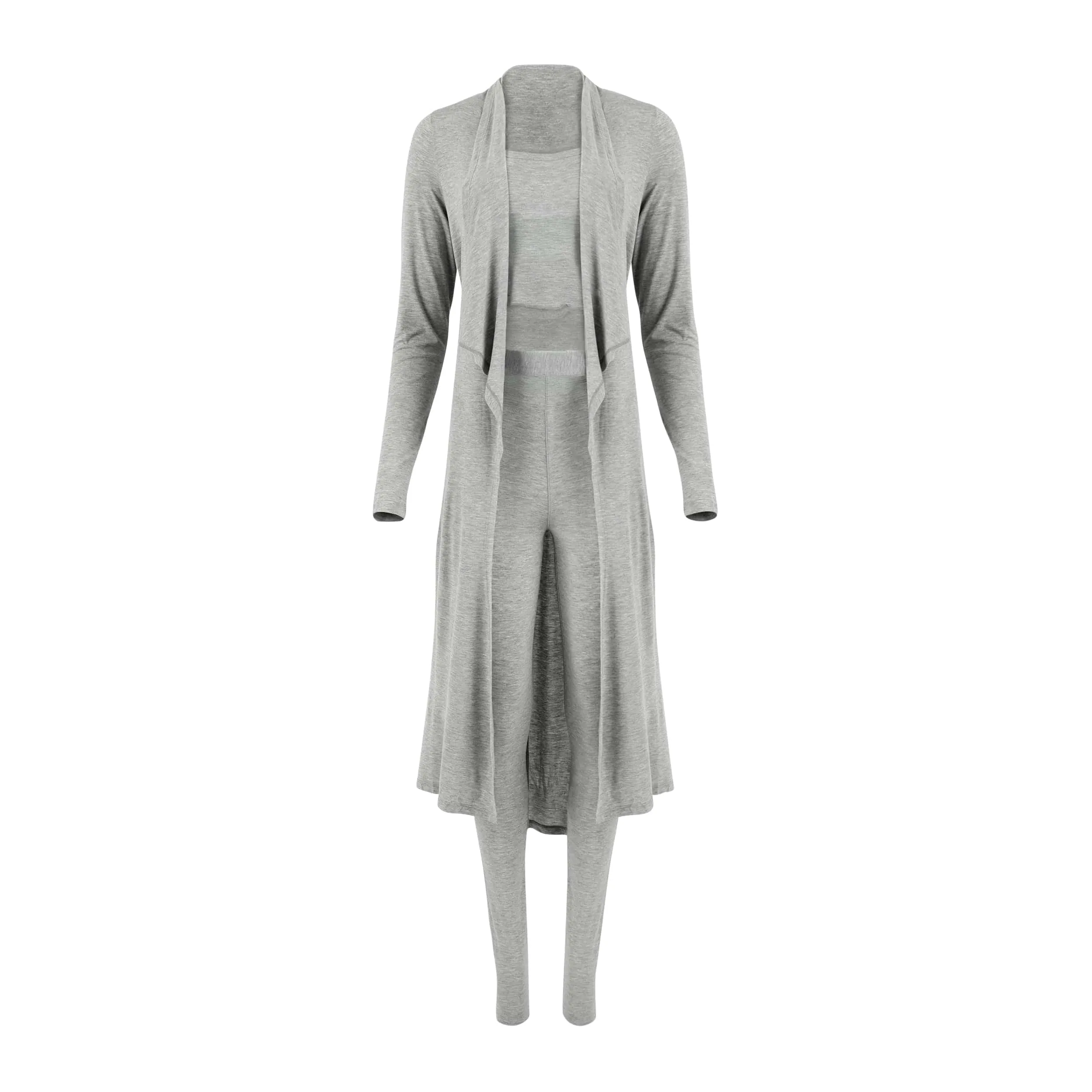 Soulmate Modal 3-Piece Lounge Set - Gray